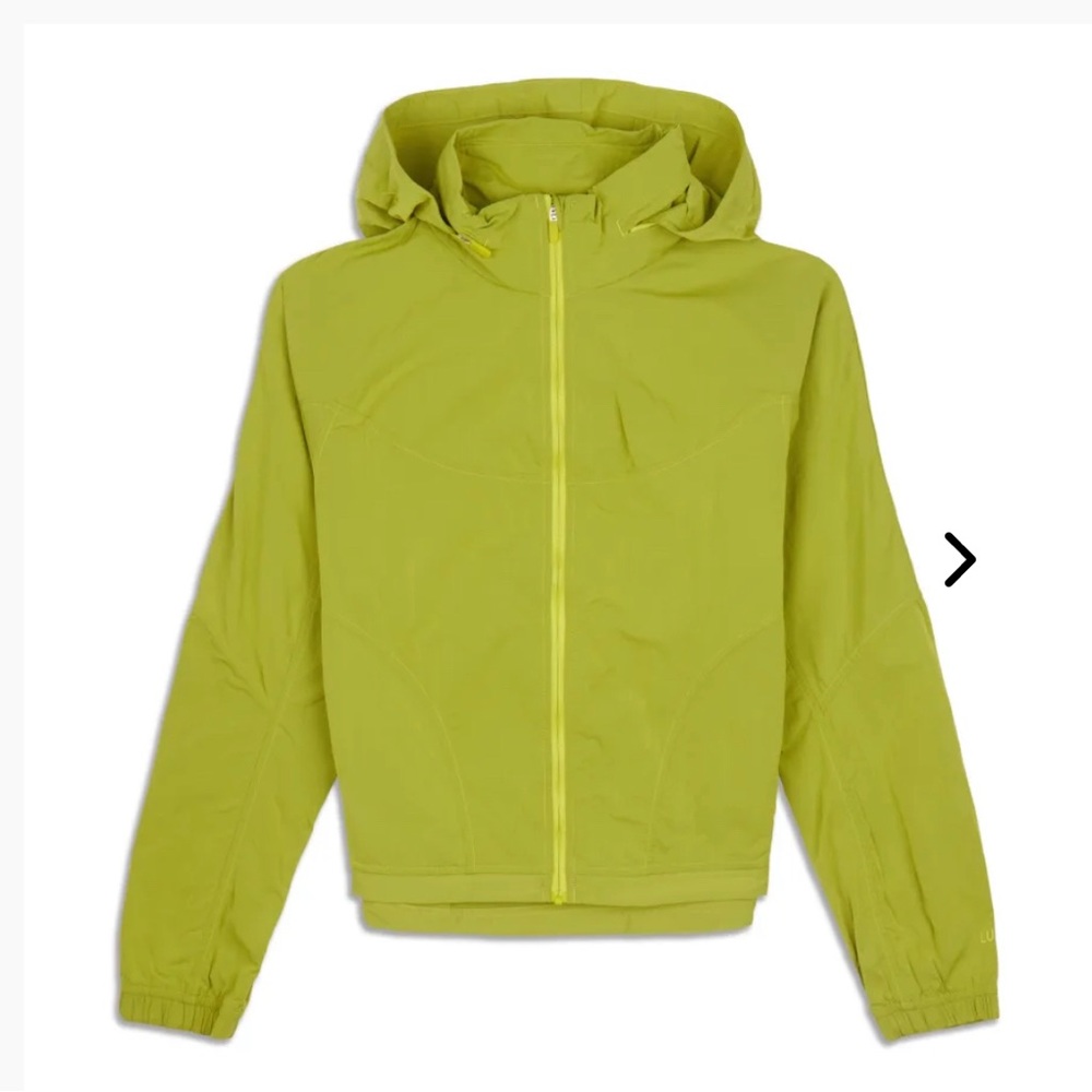 NWOT Lightweight Hooded Jacket yellow Serpentine size 8